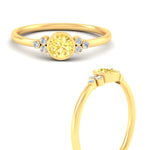 Load image into Gallery viewer, petite-bezel-set-round-cut-vivid-yellow-engagement-ring-in-yellow-gold-fdenr9175rogvyellowangle3-nl-yg.jpg
