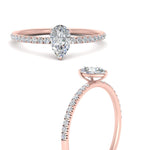 Load image into Gallery viewer, 0.50 To 5 Carat Pave Petite Engagement Ring Lab Diamond IGI Certified 14K Gold
