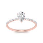 Load image into Gallery viewer, 0.50 To 5 Carat Pave Petite Engagement Ring Lab Diamond IGI Certified 14K Gold
