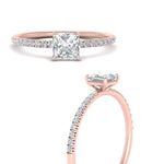 Load image into Gallery viewer, 0.50 To 5 Carat Pave Petite Engagement Ring Lab Diamond IGI Certified 14K Gold
