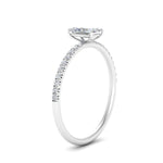 Load image into Gallery viewer, 0.50 To 5 Carat Pave Petite Engagement Ring Lab Diamond IGI Certified 14K Gold
