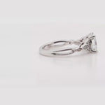Load and play video in Gallery viewer, IGI Certified 1/2 - 5 Carat Lab Grown Diamond Celtic Knot Engagement Ring 14K Gold
