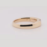 Load and play video in Gallery viewer, Bezel Solitaire Princess Lab Diamond Wedding Ring
