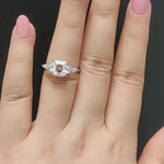 Load and play video in Gallery viewer, IGI Certified 1/2 - 5 Carat Lab Grown Diamond Petite Women Engagement Ring 14K Gold
