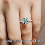 Load and play video in Gallery viewer, IGI Certified 1/2 - 5 Carat Lab Grown Diamond Side Stone Women Engagement Ring 14K Gold
