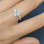 Load and play video in Gallery viewer, IGI Certified 1/2 - 5 Carat Lab Grown Diamond Petite Women Engagement Ring 14K Gold
