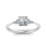 Load image into Gallery viewer, Lab diamond Petite Engagement Rings 14K Gold
