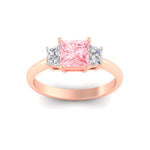 Load image into Gallery viewer, princess-cut-vivid-pink-trapezoid-engagement-ring-in-rose-gold-fdenr7981prgvpinkangle5-nl-rg.jpg