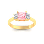 Load image into Gallery viewer, princess-cut-vivid-pink-trapezoid-engagement-ring-in-yellow-gold-fdenr7981prgvpinkangle5-nl-yg.jpg