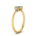 Load image into Gallery viewer, Lab diamond Petite Engagement Rings 14K Gold
