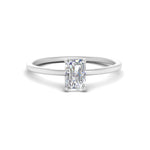 Load image into Gallery viewer, 3 Carat Radiant Cut Lab Grown Diamond Solitaire Ring 14K Gold
