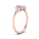Load image into Gallery viewer, Lab Radiant Cut diamond Halo Engagement Rings 14K Rose Gold
