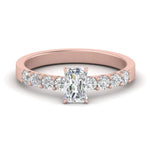 Load image into Gallery viewer, Solitaire With Accents Lab Diamond Ring 14K Gold
