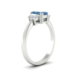 Load image into Gallery viewer, radiant-cut-vivid-blue-trapezoid-engagement-ring-in-white-gold-fdenr7981ragvblueangle2-nl-wg.jpg