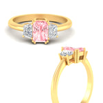 Load image into Gallery viewer, radiant-cut-vivid-pink-trapezoid-engagement-ring-in-yellow-gold-fdenr7981ragvpinkangle3-nl-yg.jpg