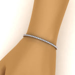 Load image into Gallery viewer, Round Lab Diamond Tennis Bracelet For Women

