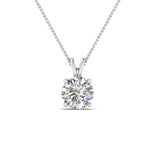 Load image into Gallery viewer, Round Cut Lab Diamond 4 Prong Solitaire Pendant For Women
