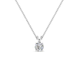 Load image into Gallery viewer, 0.25 Ctw To 5 Ctw Round Cut Lab Diamond 4 Prong Solitaire Pendant For Women 14K Gold
