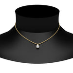 Load image into Gallery viewer, 0.25 Ctw To 5 Ctw Round Cut Lab Diamond 4 Prong Solitaire Pendant For Women 14K Gold

