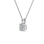 Load image into Gallery viewer, Round Cut Lab Diamond 4 Prong Solitaire Pendant For Women
