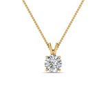 Load image into Gallery viewer, Round Cut Lab Diamond 4 Prong Solitaire Pendant For Women
