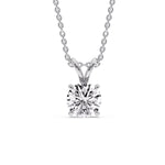 Load image into Gallery viewer, Fancy Lab Round Cut Colored Diamond Solitaire Pendant