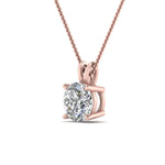 Load image into Gallery viewer, Round Cut Lab Diamond 4 Prong Solitaire Pendant For Women
