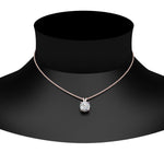 Load image into Gallery viewer, Round Cut Lab Diamond 4 Prong Solitaire Pendant For Women

