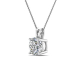 Load image into Gallery viewer, Round Cut Lab Diamond 4 Prong Solitaire Pendant For Women
