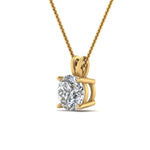 Load image into Gallery viewer, Round Cut Lab Diamond 4 Prong Solitaire Pendant For Women
