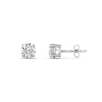 Load image into Gallery viewer, 0.25 To 5 Carat Lab Diamond Round Stud Earring 14K Gold
