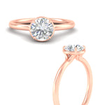 Load image into Gallery viewer, round-cut-collet-set-solitaire-diamond-engagement-ring-in-rose-gold-fdenr11593roangle3-nl-rg.jpg