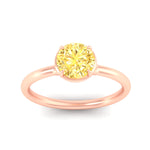 Load image into Gallery viewer, round-cut-collet-set-solitaire-vivid-yellow-engagement-ring-in-rose-gold-fdenr11593rogvyellowangle5-nl-rg.jpg