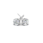 Load image into Gallery viewer, 0.25 To 5 Carat Lab Diamond Round Stud Earring 14K Gold
