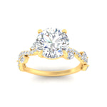 Load image into Gallery viewer, round-cut-diamond-floral-curved-vine-engagement-ring-in-yellow-gold-fdens11656roangle5-nl-yg.jpg