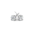 Load image into Gallery viewer, 0.25 To 5 Carat Lab Diamond Round Stud Earring 14K Gold
