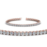 Load image into Gallery viewer, Round Lab Diamond Tennis Bracelet For Women
