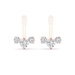 Load image into Gallery viewer, Lab Fancy Colored Round Diamond Tree Earring Jackets