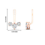 Load image into Gallery viewer, Lab Fancy Colored Round Diamond Tree Earring Jackets