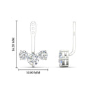 Load image into Gallery viewer, Lab Fancy Colored Round Diamond Tree Earring Jackets