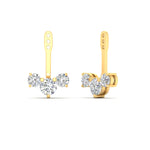 Load image into Gallery viewer, Lab Fancy Colored Round Diamond Tree Earring Jackets