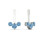 Load image into Gallery viewer, Lab Fancy Colored Round Diamond Tree Earring Jackets