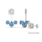 Load image into Gallery viewer, Lab Fancy Colored Round Diamond Tree Earring Jackets