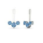 Load image into Gallery viewer, Lab Fancy Colored Round Diamond Tree Earring Jackets