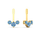 Load image into Gallery viewer, Lab Fancy Colored Round Diamond Tree Earring Jackets