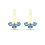 Load image into Gallery viewer, Lab Fancy Colored Round Diamond Tree Earring Jackets