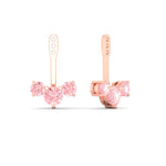 Load image into Gallery viewer, Lab Fancy Colored Round Diamond Tree Earring Jackets