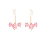 Load image into Gallery viewer, Lab Fancy Colored Round Diamond Tree Earring Jackets