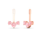 Load image into Gallery viewer, Lab Fancy Colored Round Diamond Tree Earring Jackets