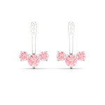 Load image into Gallery viewer, Lab Fancy Colored Round Diamond Tree Earring Jackets